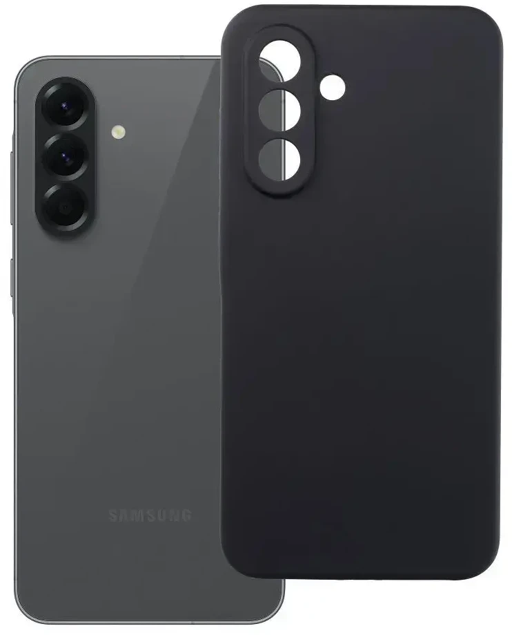 Oem Dėklas SILICONE 2mm skirtas Samsung Galaxy A56 5G juodos spalvos