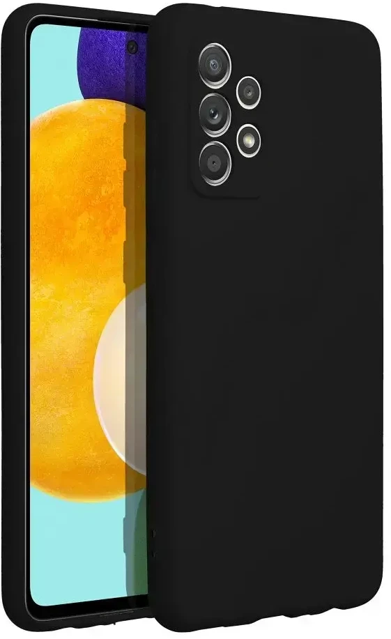 Forcell Oem Silikoninis dėklas skirtas Samsung Galaxy A52 5G / A52 LTE ( 4G ) / A52S juodos spalvos