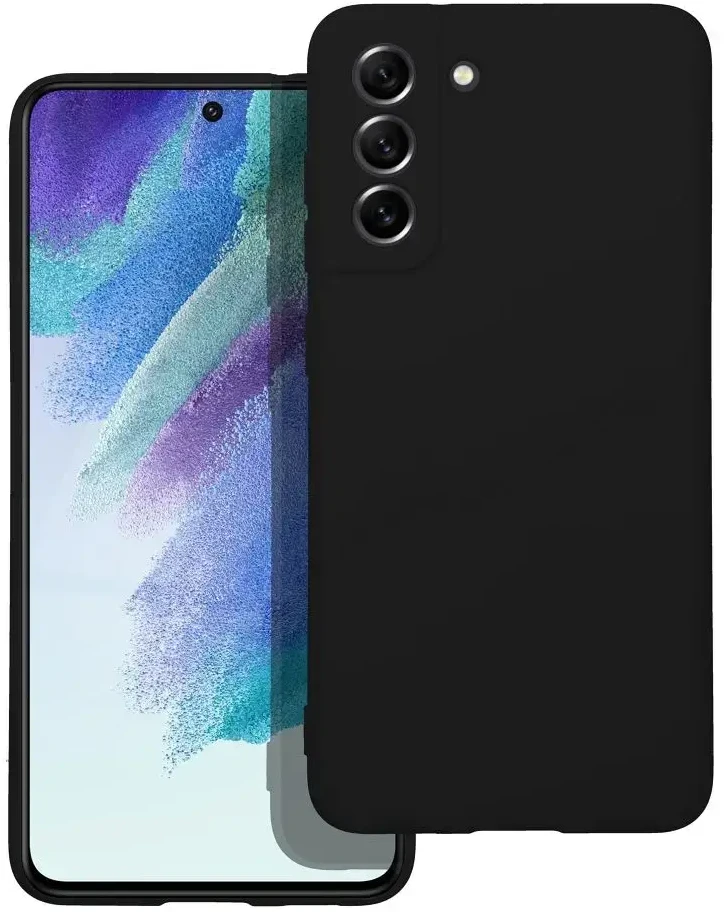 Forcell Oem SILICONE dėklas skirtas Samsung Galaxy S21 FE juodos spalvos