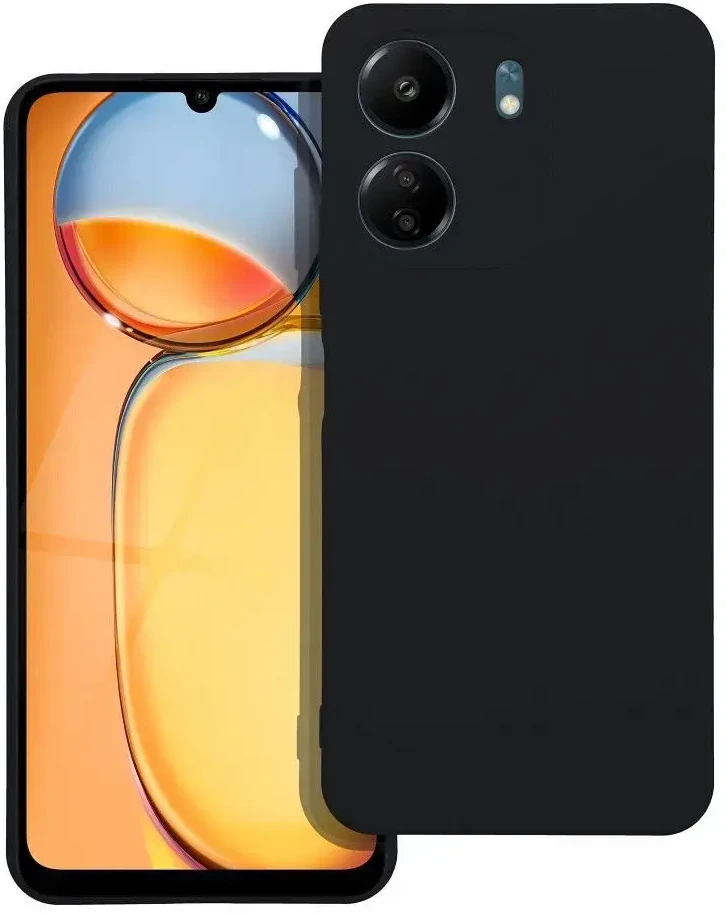 Oem SILICONE dėklas skirtas Xiaomi Redmi 13C / POCO C65 juodos spalvos