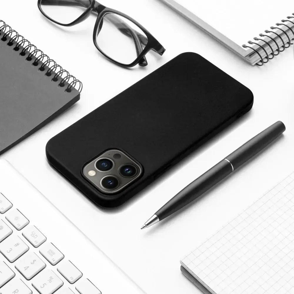 Oem SILICONE dėklas skirtas Xiaomi Redmi 13C / POCO C65 juodos spalvos