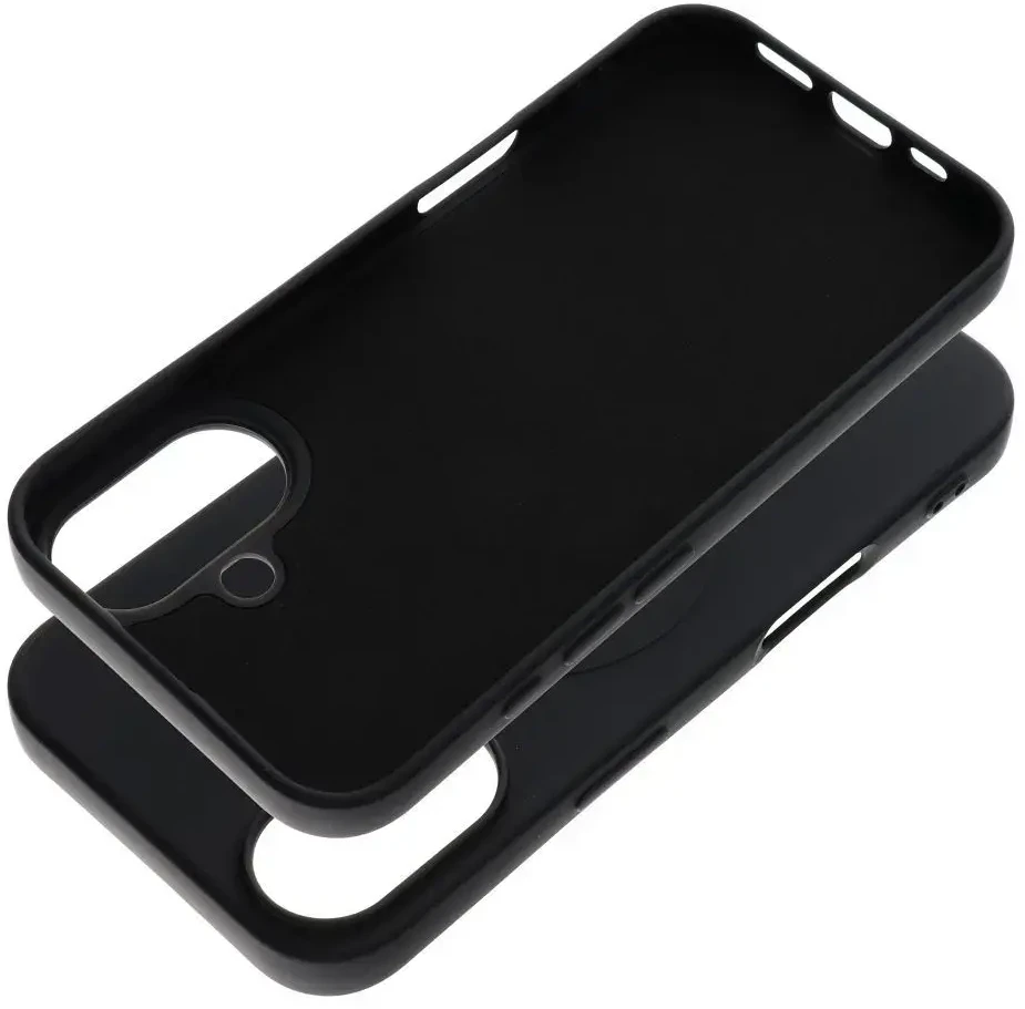Oem Dėklas Silicone Mag Cover (big hole) (MagSafe) skirtas iPhone 16 juodas