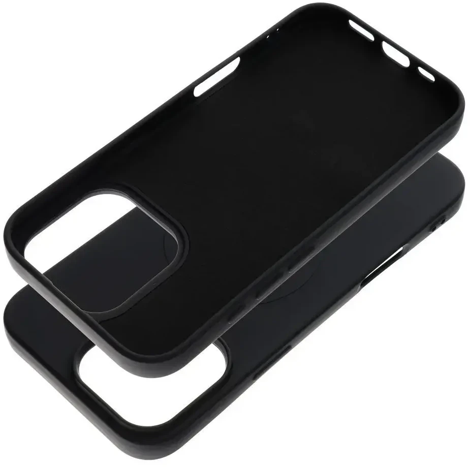 Oem Dėklas Silicone Mag Cover (big hole) (MagSafe) skirtas iPhone 16 Pro Max juodas