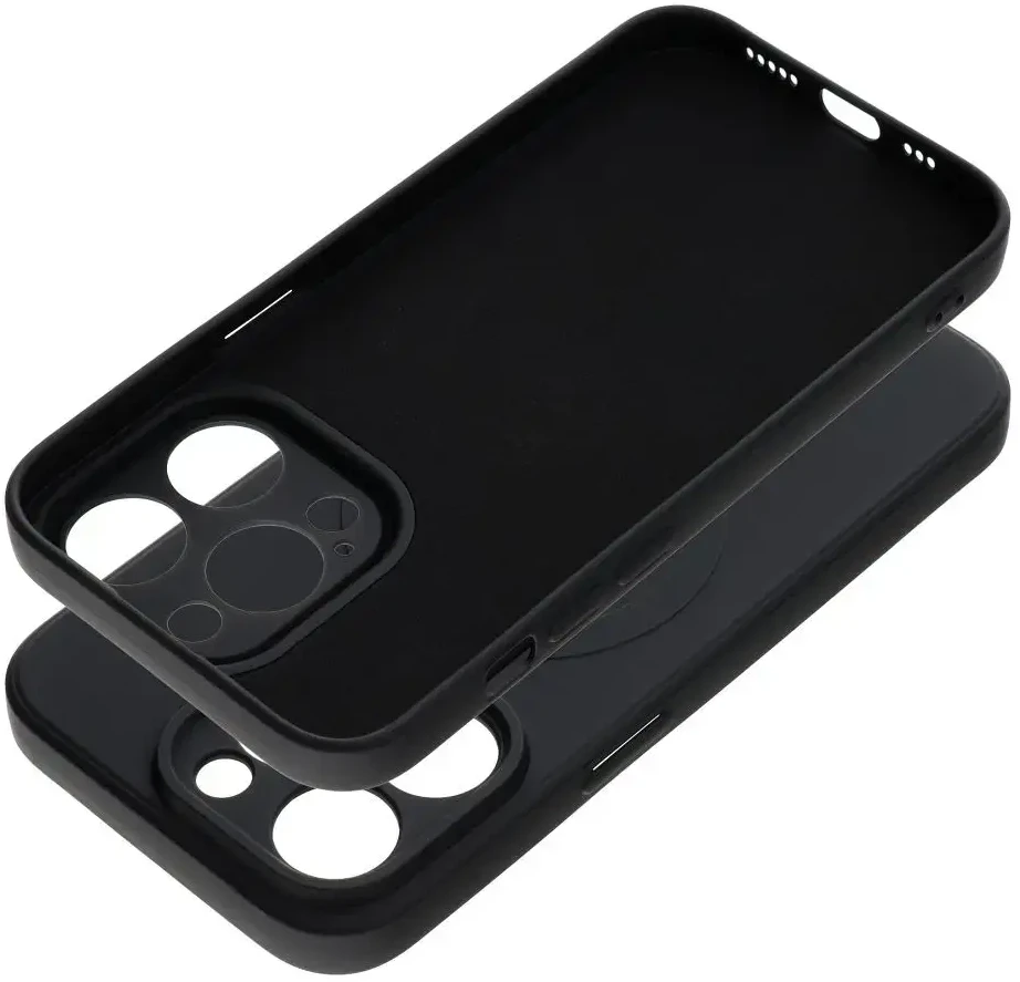 Oem Dėklas Silicone Mag Cover (MagSafe) skirtas iPhone 14 Pro juodas