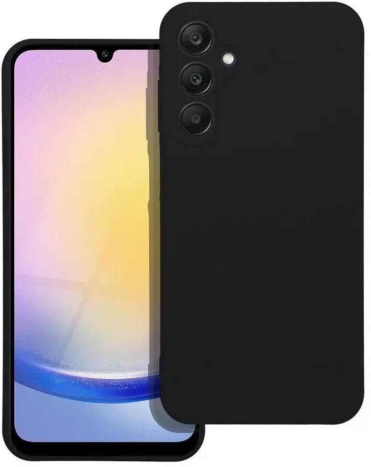 Oem SILICONE dėklas skirtas Samsung Galaxy A25 5G juodos spalvos