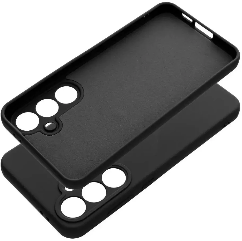 Oem SILICONE dėklas skirtas Samsung Galaxy S24 FE juodos spalvos