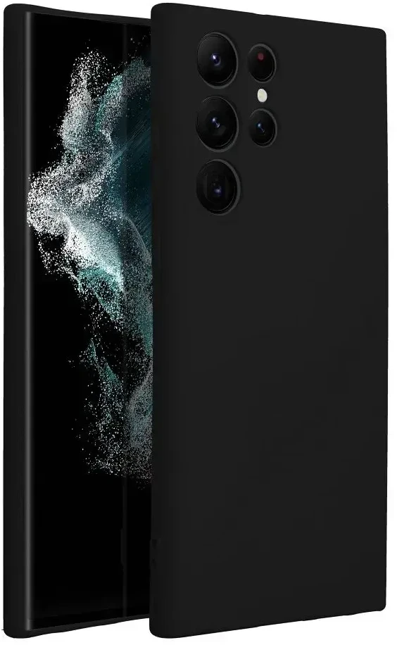Oem Silikoninis dėklas skirtas Samsung Galaxy S22 Ultra juodos spalvos