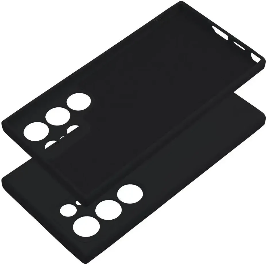 Oem SILICONE dėklas skirtas Samsung Galaxy S24 Ultra juodos spalvos