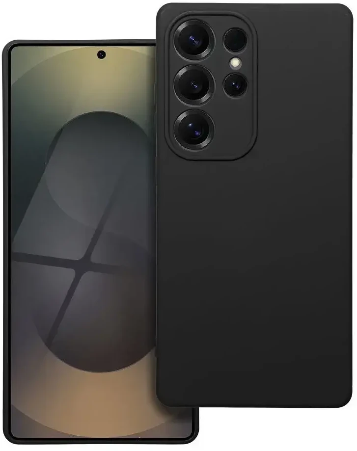Oem SILICONE dėklas skirtas Samsung Galaxy S25 Ultra juodos spalvos