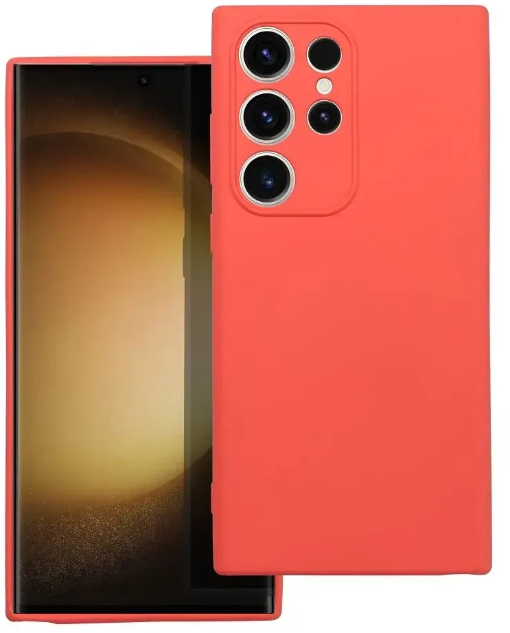 Oem SILICONE dėklas skirtas Samsung Galaxy S23 Ultra peach