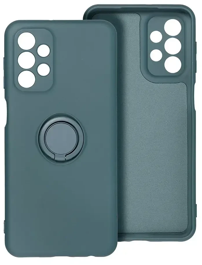 Oem SILICONE RING dėklas skirtas Samsung Galaxy A54 5G žalios spalvos