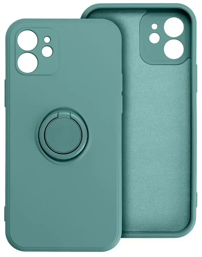 Oem Dėklas na Xiaomi Redmi Note 15 PRO 5G Silicone Ring žalia