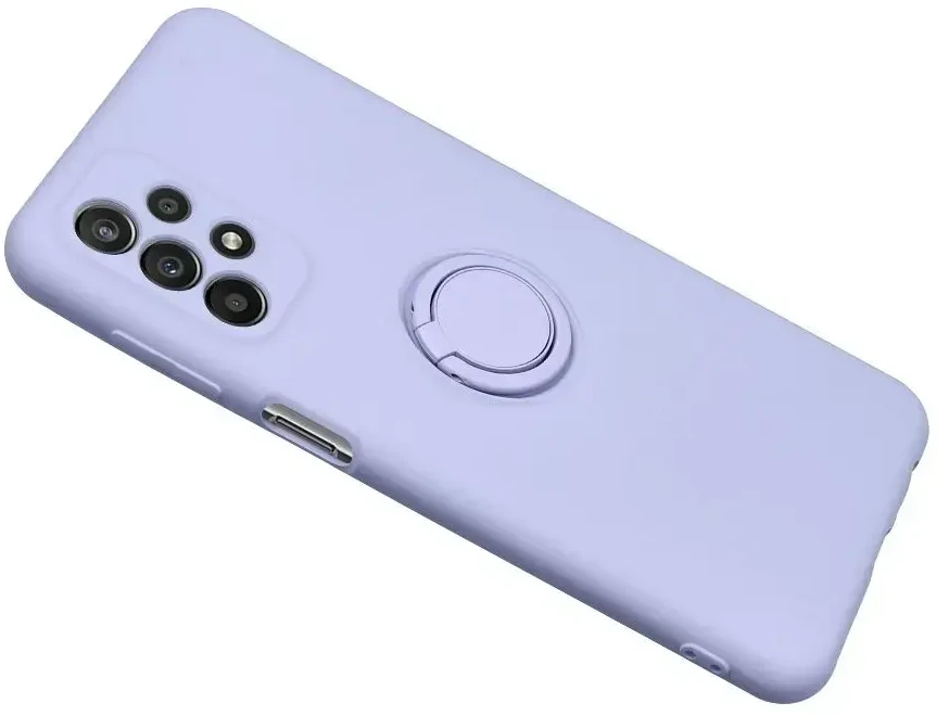 Oem SILICONE RING dėklas skirtas Samsung Galaxy S25 Plus violetinės spalvos