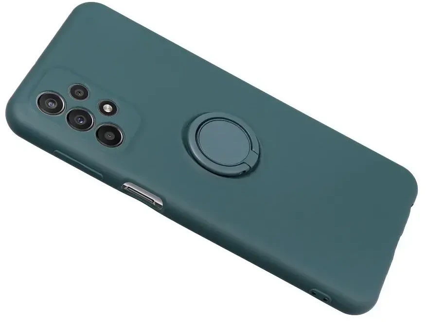 Oem Dėklas na Samsung A57 5G Silicone Ring žalia