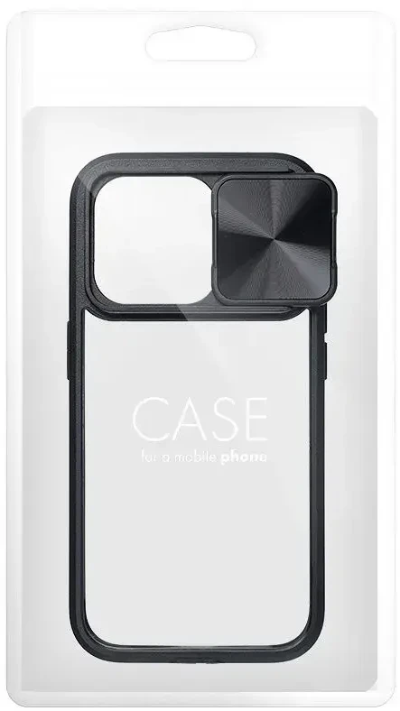 Dėklas Oem Case for iPhone 15 PLUS Slider juodas