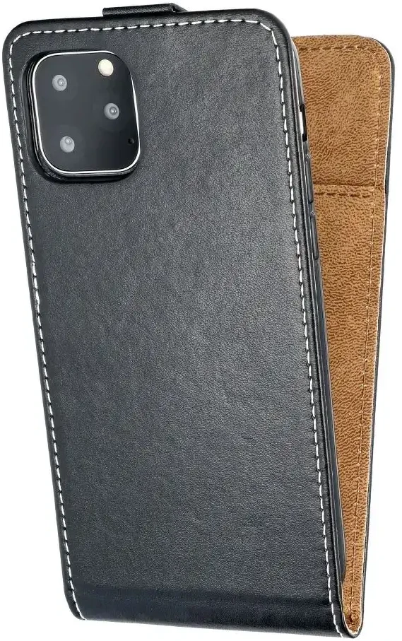 OEM vertikalus atverčiamas dėklas Huawei Mate 10 LITE Slim Flexi Fresh juodas