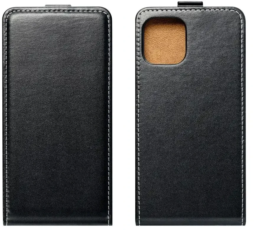 Oem Originalus vertikalus atverčiamas dėklas Huawei P8 LITE Slim Flexi Fresh juodas