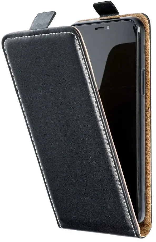 Oem Originalus vertikalus atverčiamas dėklas Huawei P8 LITE Slim Flexi Fresh juodas