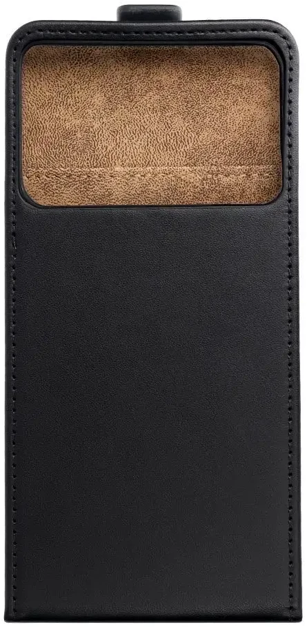 Oem Vertikalus atverčiamas dėklas, skirtas „Samsung S26 Edge Slim Flexi Fresh Juodas“