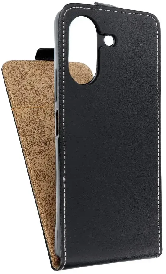Oem SLIM FLEXI FRESH Flip dėklas skirtas Xiaomi Redmi 13C / POCO C65 juodos spalvos