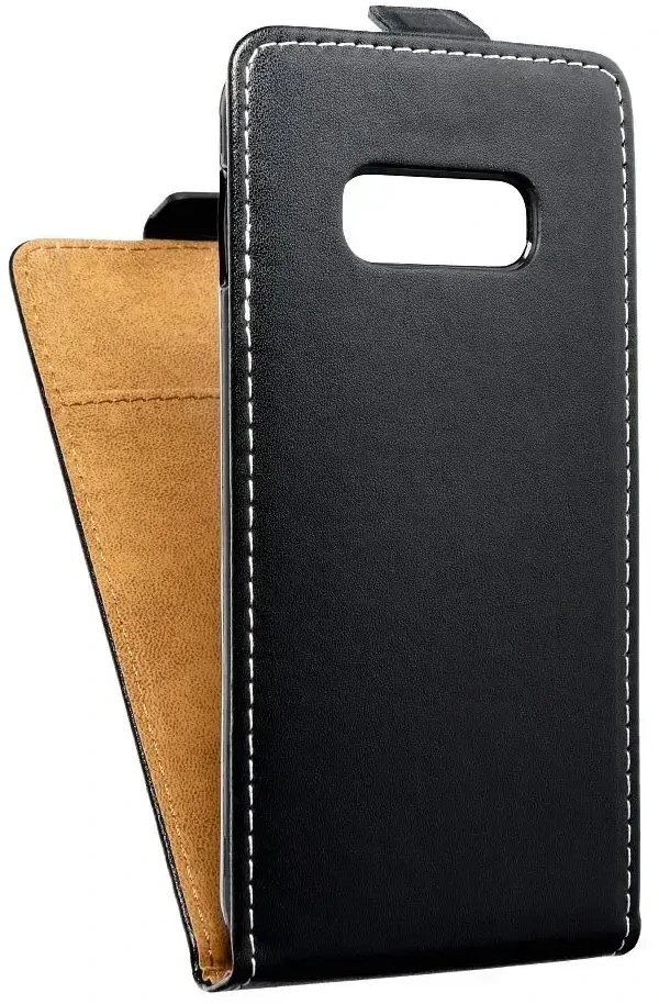 Oem Dėklas su vertikaliu atvartu na Samsung S10e Slim Flexi Fresh juoda