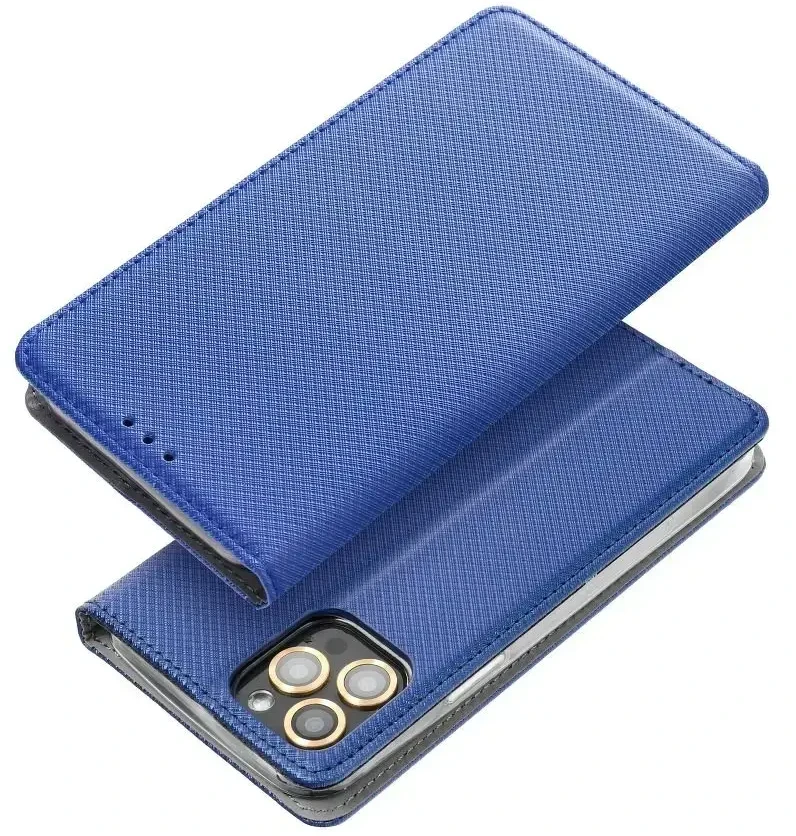 OEM atverčiamas dėklas Huawei P30 LITE Smart Case Book tamsiai mėlynas