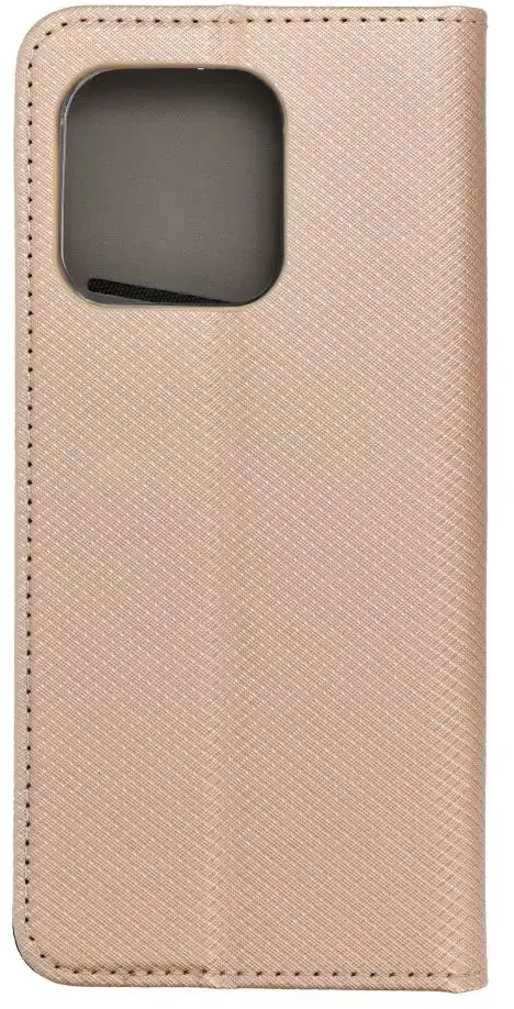 OEM atverčiamas dėklas Motorola EDGE 60 Smart Case Book auksinis