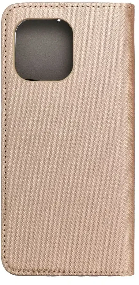 OEM atverčiamas dėklas Motorola G86 5G Smart Case Book auksinis