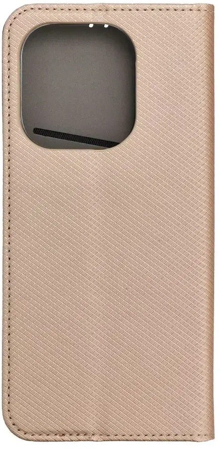 OEM atverčiamas dėklas Oppo A5x Smart Case Book auksinis