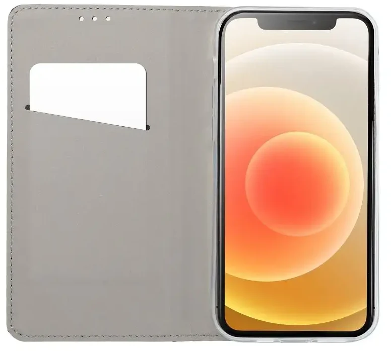 OEM atverčiamas dėklas Oppo Reno 15 Smart Case Book auksinis