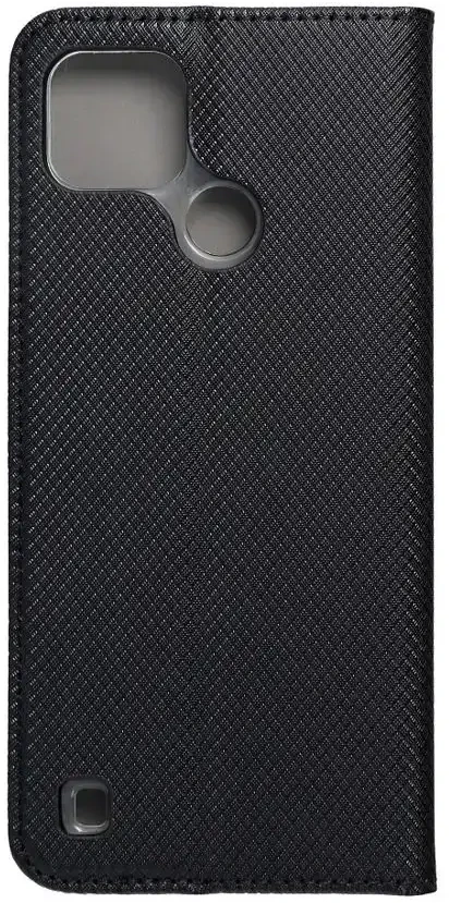Atverčiamas dėklas, skirtas Realme C25Y Smart Case Book, juodas