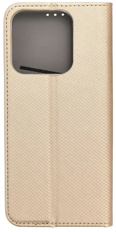 Atverčiamas dėklas, skirtas Realme NOTE 70T Smart Case Book auksinis