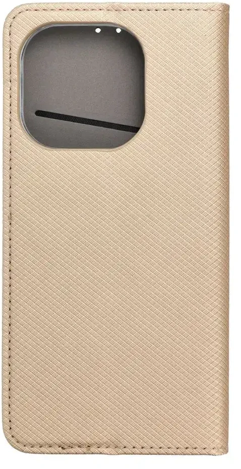 Oem Dėklas su klapką na Xiaomi 15T Smart Case Book auksinė