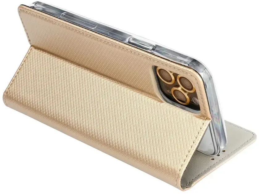 Oem Dėklas su klapką na Xiaomi 15T Smart Case Book auksinė