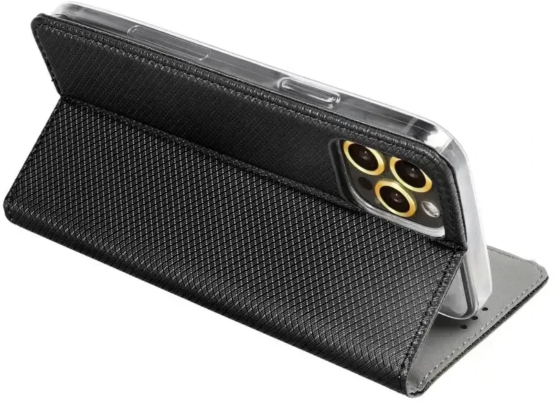 Dėklas Oem SMART CASE Book skirtas Xiaomi Redmi Note 12 5G juodos spalvos