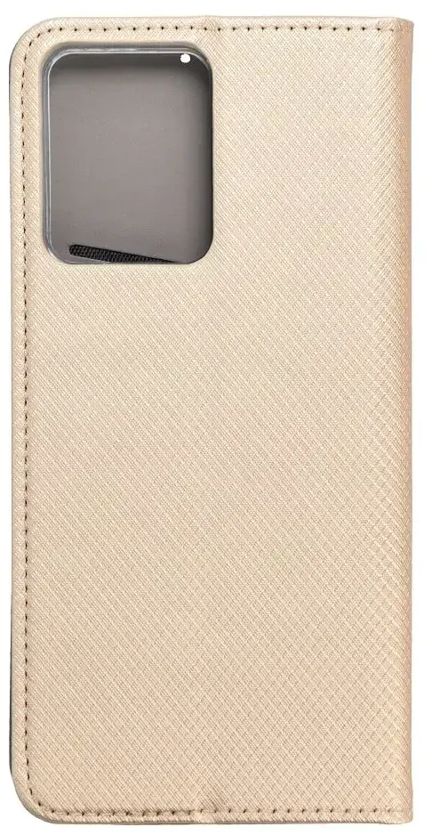 Dėklas Oem SMART CASE Book skirtas Xiaomi Redmi Note 12 4G aukso spalvos