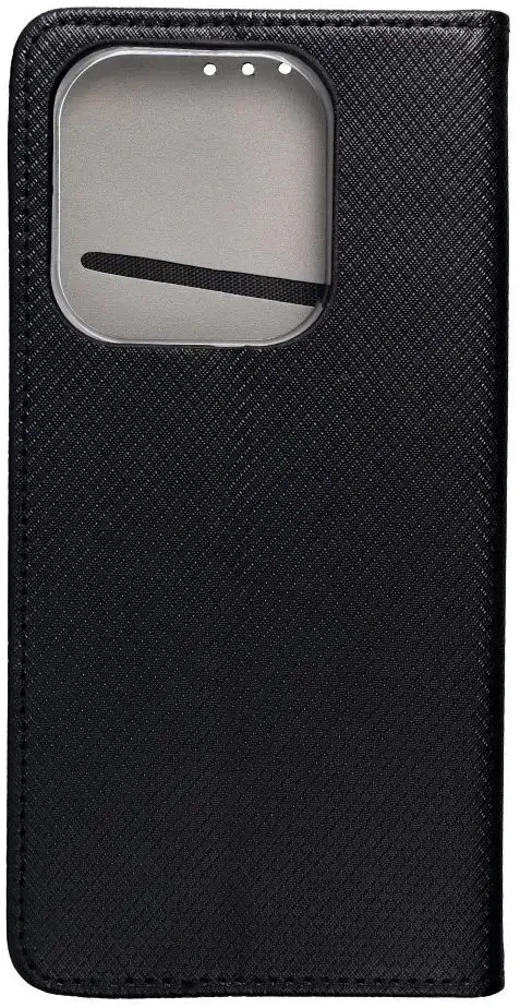 Dėklas Oem SMART CASE Book skirtas Xiaomi Redmi Note 14 4G juodos spalvos