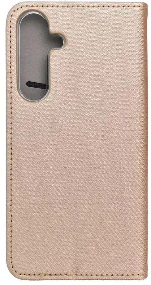 Dėklas Oem SMART CASE Book skirtas Samsung Galaxy S25 Plus aukso spalvos