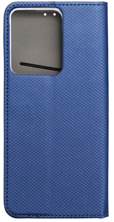 Atverčiamas dėklas, skirtas Realme 14 5G Smart Case Book, tamsiai mėlynas