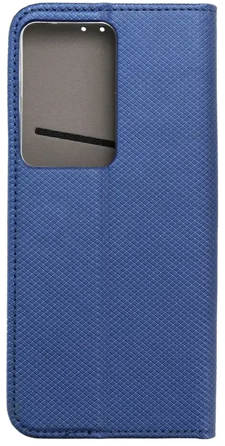 Atverčiamas dėklas, skirtas Realme 14x 5G Smart Case Book, tamsiai mėlynas