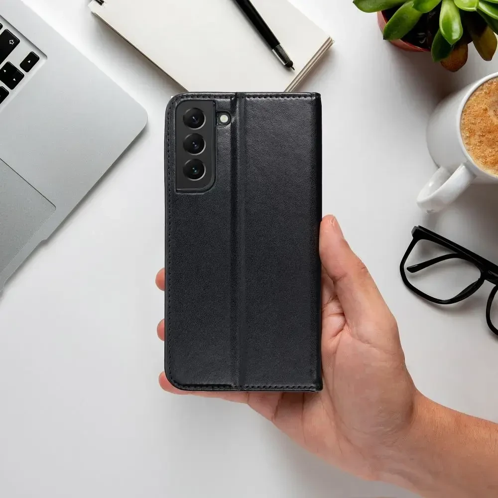 Dėklas Oem Flip case for Motorola EDGE 60 PRO Smart Magneto juodas