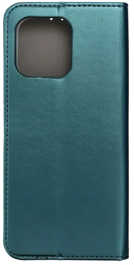 OEM atverčiamas dėklas Motorola G56 5G Smart Magneto tamsiai žalias