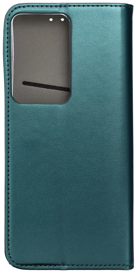 Atverčiamas dėklas, skirtas Realme 14x 5G Smart Magneto, tamsiai žalias