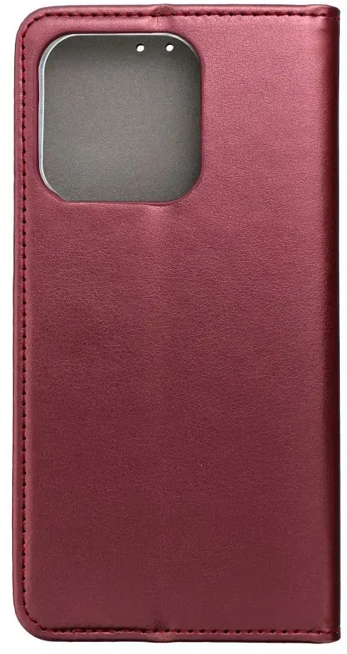 Atverčiamas dėklas, skirtas „Realme 15T 5G Smart Magneto“, bordo spalvos