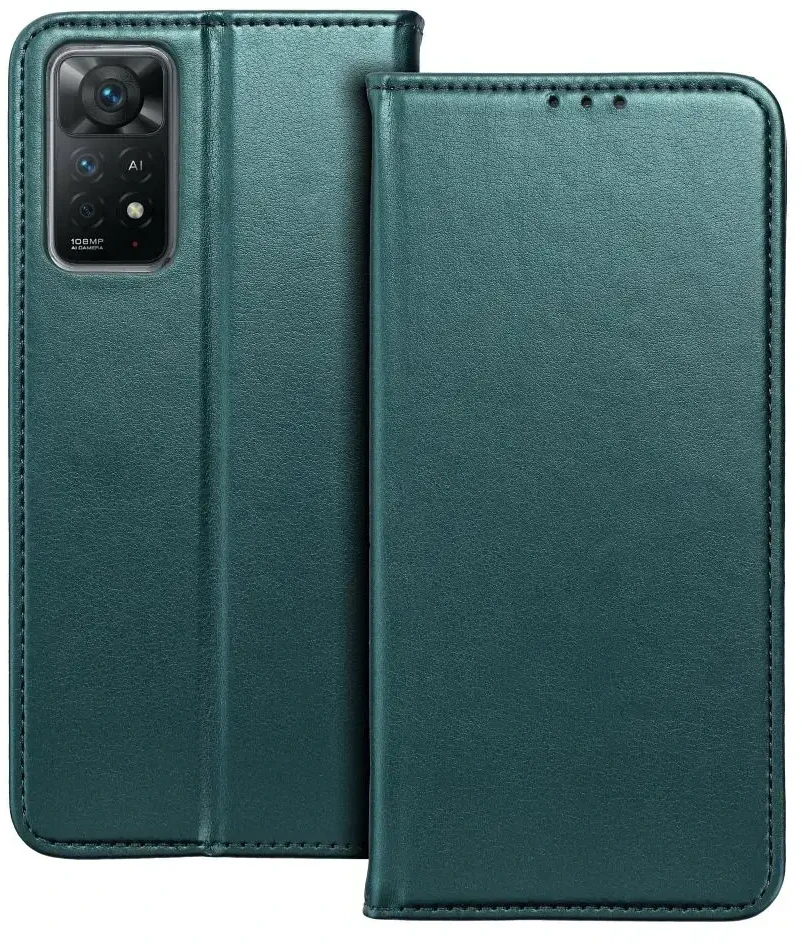 Realme NOTE 60 Smart Magneto atverčiamas dėklas, tamsiai žalias