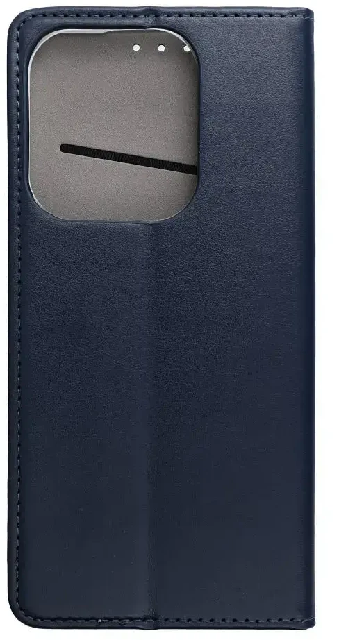 Oem Dėklas su klapką na Xiaomi Redmi 15C (173,16 x 81,07 x 8,2) Smart Magneto tamsiai mėlyna