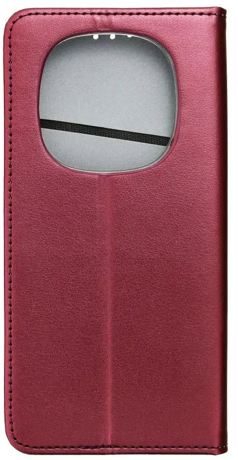 Oem SMART MAGNETO Book dėklas skirtas Xiaomi Redmi Note 14 Pro 5G / 14 Pro Plus 5G burgundy