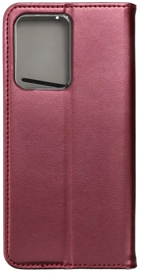 Oem SMART MAGNETO Book dėklas skirtas Xiaomi Redmi Note 12 Pro 5G burgundy