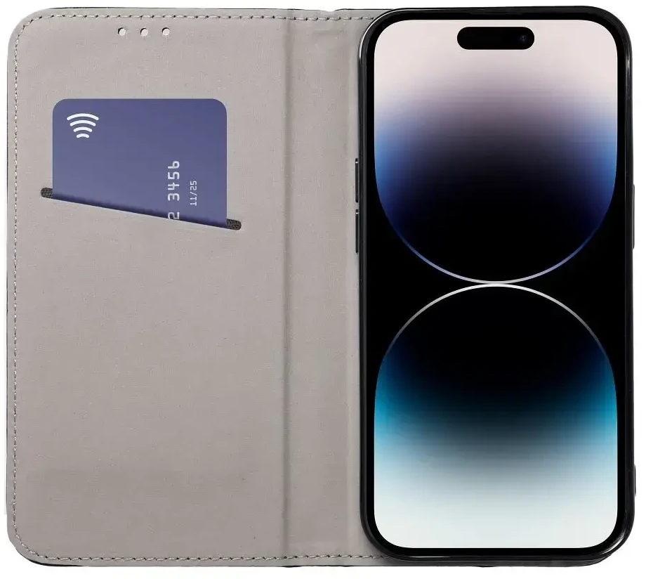 Oem Dėklas su atvartu Xiaomi Redmi NOTE 15 PRO PLUS 5G Smart Magneto tamsiai žalia