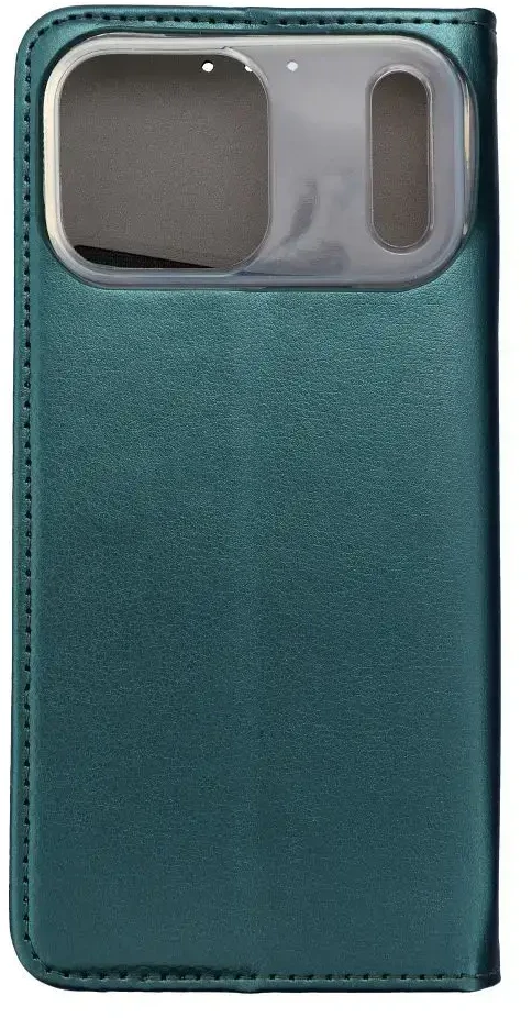 OEM atverčiamas dėklas iPhone 17 PRO MAX / 18 PRO MAX Smart Magneto tamsi žalia
